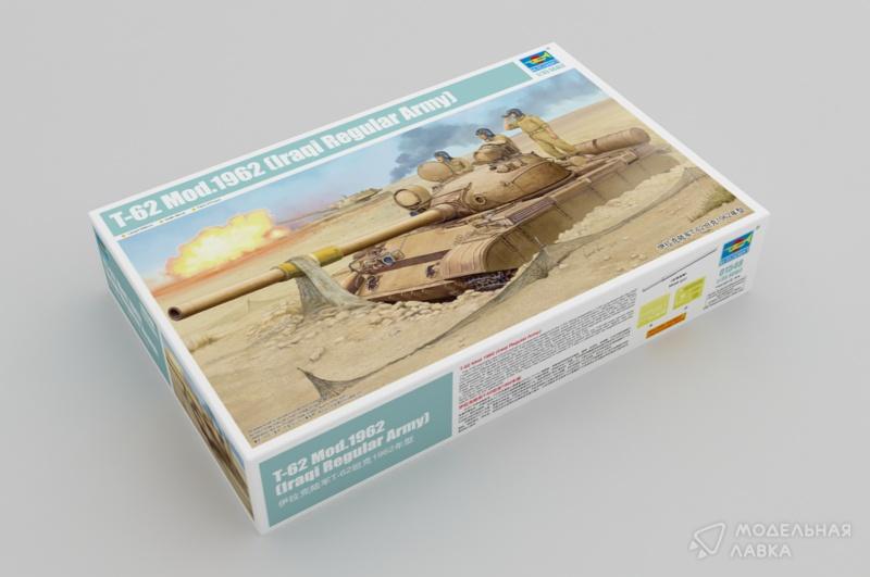 Сборная модель T-62 mod.1962 (Iraq Regular Army) в масштабе 1:35 Trumpeter Сборная модель T-62 mod.1962 (Iraq Regular Army) Trumpeter