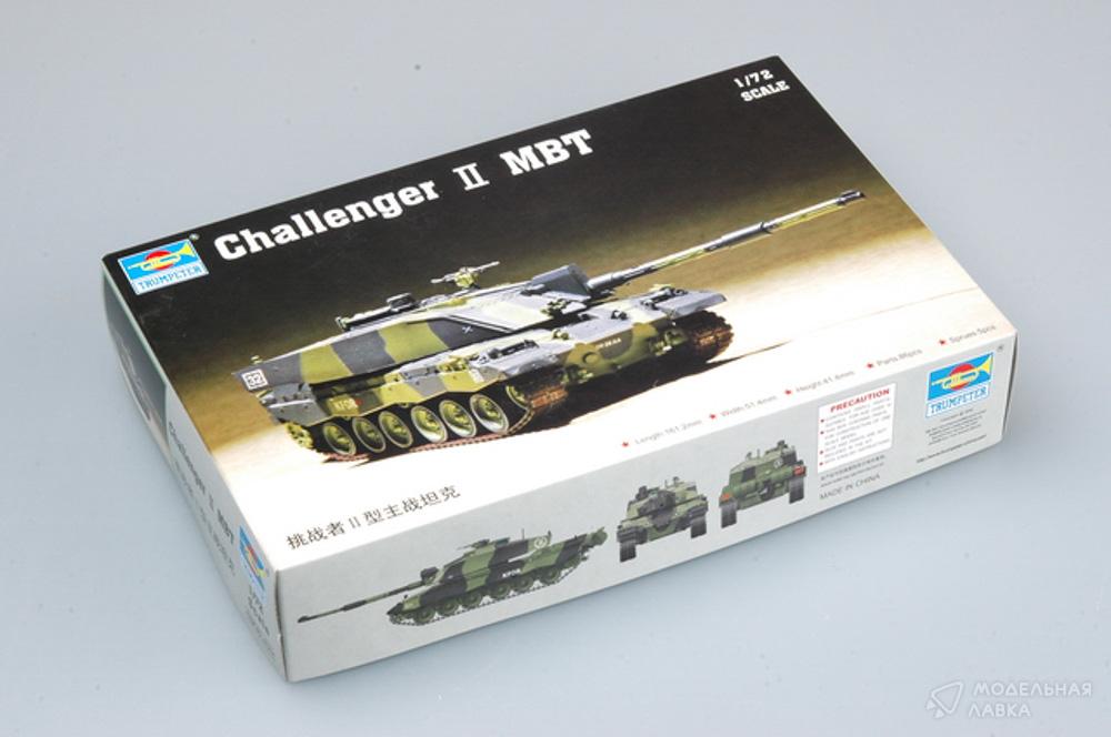 Сборная модель танк British Challenger II MBT в масштабе 1:72 Trumpeter Сборная модель танк British Challenger II MBT Trumpeter