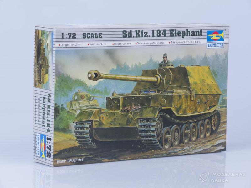 Сборная модель танк Sd.Kfz.184 Elephant в масштабе 1:72 Trumpeter Сборная модель танк Sd.Kfz.184 Elephant Trumpeter