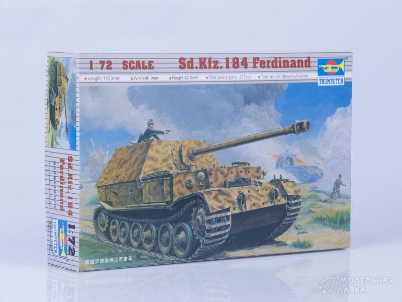 Сборная модель танк Sd.Kfz.184 Ferdinand в масштабе 1:72 Trumpeter Сборная модель танк Sd.Kfz.184 Ferdinand Trumpeter