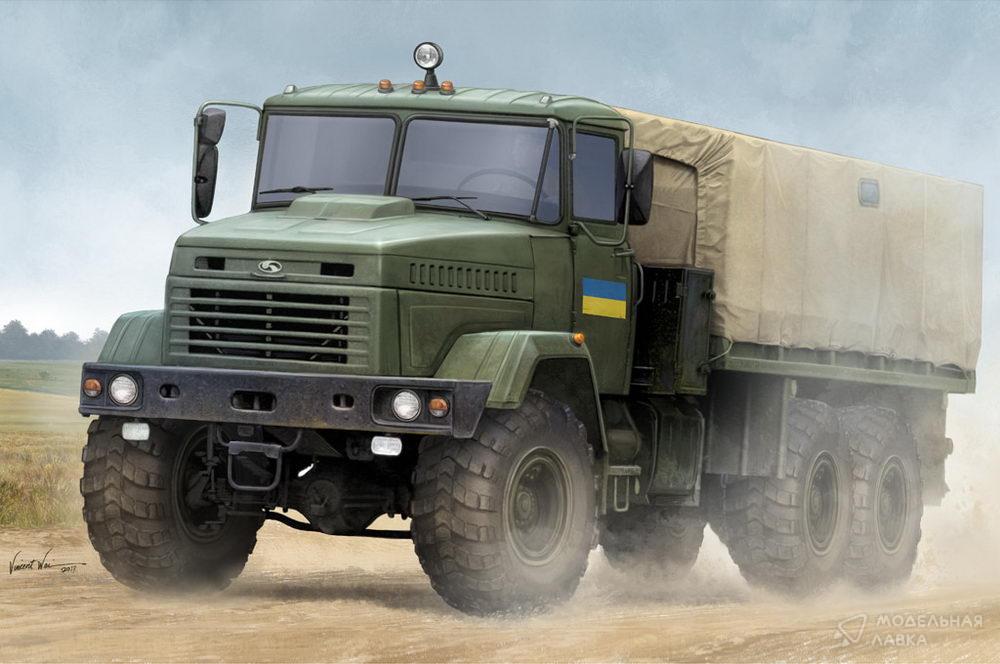 Сборная модель Ukraine KrAZ-6322 "Soldier" Cargo Truck в масштабе 1:35 Hobby Boss Сборная модель Ukraine KrAZ-6322 "Soldier" Cargo Truck Hobby Boss