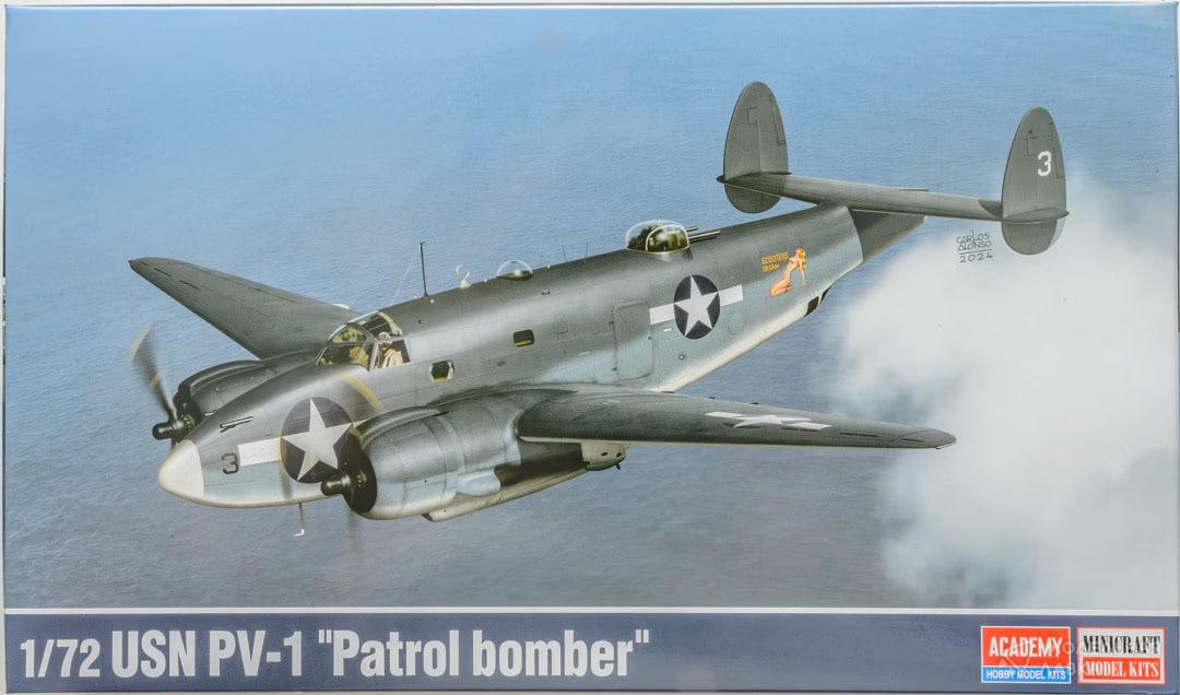Сборная модель USN PV-1 Patrol Bomber в масштабе 1:72 Academy Сборная модель USN PV-1 Patrol Bomber Academy