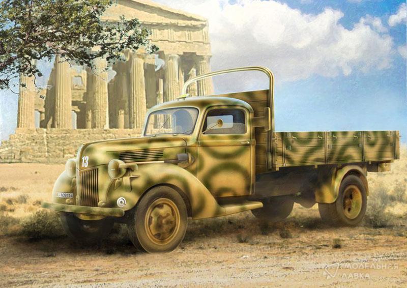 Сборная модель V3000S (производства 1941 г.), Германский армейский грузовик в масштабе 1:35 ICM Сборная модель V3000S (производства 1941 г.), Германский армейский грузовик ICM
