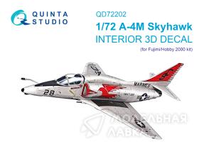 3D Декаль интерьера кабины A-4M Skyhawk (Fujimi/Hobby 2000)