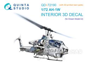 3D Декаль интерьера кабины AH-1W (Dream Model) (с 3D-печатными деталями)
