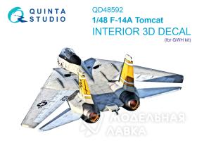 3D Декаль интерьера кабины F-14A Tomcat (GWH)