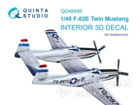 3D Декаль интерьера кабины F-82E Twin Mustang (Modelsvit)