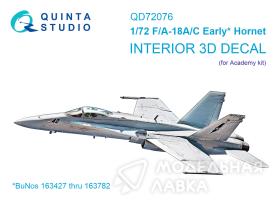 3D Декаль интерьера кабины F/A-18A/C early (Academy)