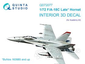 3D Декаль интерьера кабины F/A-18C late (Academy)