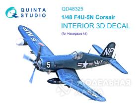 3D Декаль интерьера кабины F4U-5N (Hasegawa)