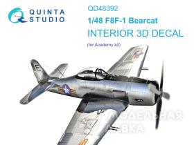 3D Декаль интерьера кабины F8F-1 Bearcat (Academy)