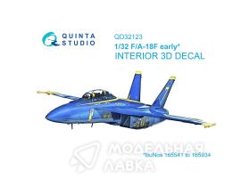 3D Декаль интерьера кабины F/A-18F early (Trumpeter)