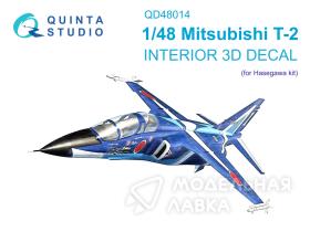 3D Декаль интерьера кабины Mitsubishi T-2 (Hasegawa)