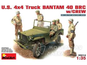 Американский джип "Bantam BRC" c экипажем