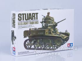 Американский легкий танк M3 Stuart с 1 фигурой