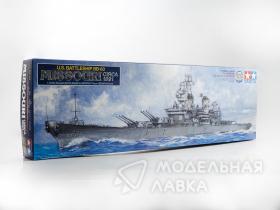 Американский линкор BB-63 Missouri (обновленный в 1991г., война в Персидском заливе) с фототравлением.