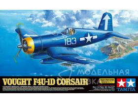 Американский палубный истребитель Vought F4U-1D Corsair с подставкой