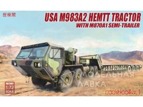 Американский седельный тягач M983A2 Hemtt с полуприцепом M870A1