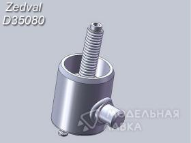 Антенный ввод для радиостанции 9-Р с бронировкой (для Т-34 ,СУ-100)