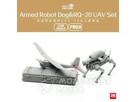 Armed Robot Dog & RQ-20 UAV 3D Printed Set