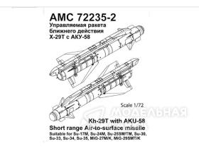 Авиационная управляемая ракета Х-29Т с пусковой АКУ-58