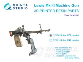 Авиационный пулемет Lewis Mk.III, 2 шт (для всех моделей)