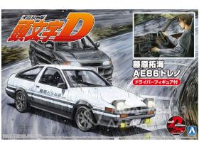 Автомобиль Toyota Trueno AE86 Fujiwara Takumi (Project-D Ver.) with Figure