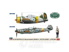 B-239 Buffalo & Messerschmitt BF109G-6 Juutilainen w/Figure
