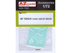 Bf 109F/G/K nose spiral decal 6pcs.