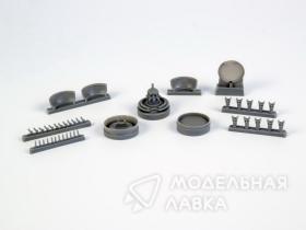 Boeing B-17G - Engine Set (port side engine, 1pcs) for Airfix kit