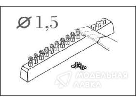 Bolt with hexagonal head 1,5 mm (60 pcs)