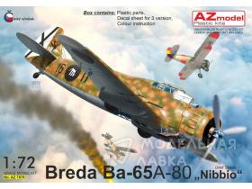 Breda Ba-65A-80 'Nibbio' Over Spain