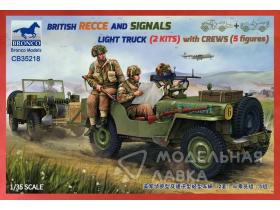 Британские джипы Recce And Signals с экипажем