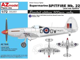 British Famous Fighter Supermarine Spitfire Mk. 22 "post war Spitfire"