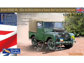 British FV18001 Mk. 1 80in 4x4 Utility Vehicle w/Canvas Roof Top (Early Production)