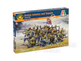 British Infantry and Sepoys