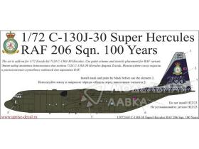 C-130J-30 Super Hercules RAF 206 Sqn. 100 Years.