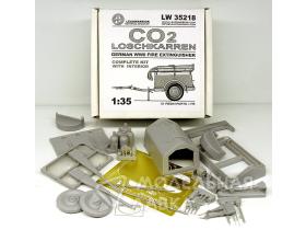 CO2 Loschkarren Fire Fighting Trailer with Interrior