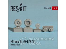 Dassault Mirage III (D/E/R/S) wheels set