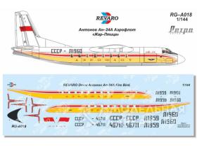 Декаль Ан-24А Аэрофлот. Ретро серия