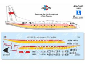 Декаль Ан-24А Аэрофлот. Ретро серия