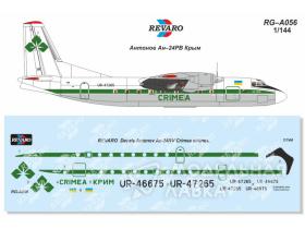 Декаль Ан-24РВ Crimea