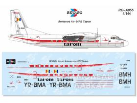 Декаль Ан-24РВ Tarom