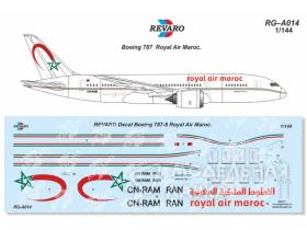 Декаль Boeing 787 Royal Air Maroc