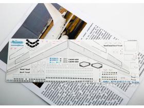 Декаль для самолета Airbus A310-300(F) Технические надписи