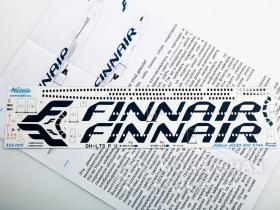 Декаль для самолета Airbus A330-300 Finnair