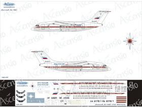 Декаль для самолета Атонов Ан-148 (МЧС)