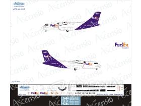 Декаль для самолета ATR ATR 42-300F FedEx