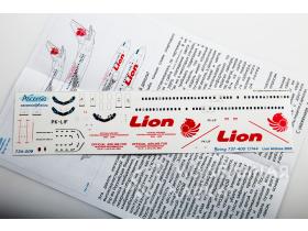 Декаль для самолета Boeing 737-400 Lion Airlines