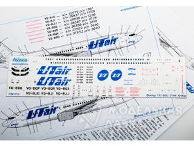 Декаль для самолета Boeing 737-800 ЮтАйр